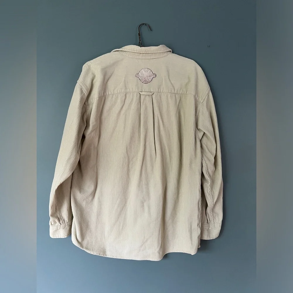 Vintage 90s Disney corduroy embroidered shirt Large - Picture 2 of 8